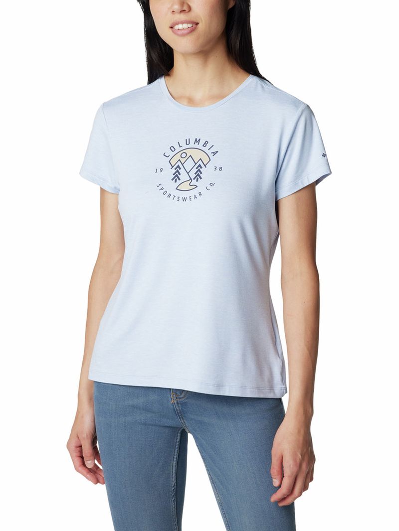Polera-Manga-Corta-Mujer-Sloan-Ridge-Graphic-Azul-Columbia
