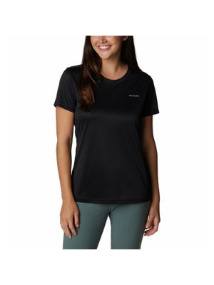 Polera Manga Corta Mujer Hike Negro Columbia
