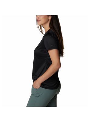 Polera Manga Corta Mujer Hike Negro Columbia