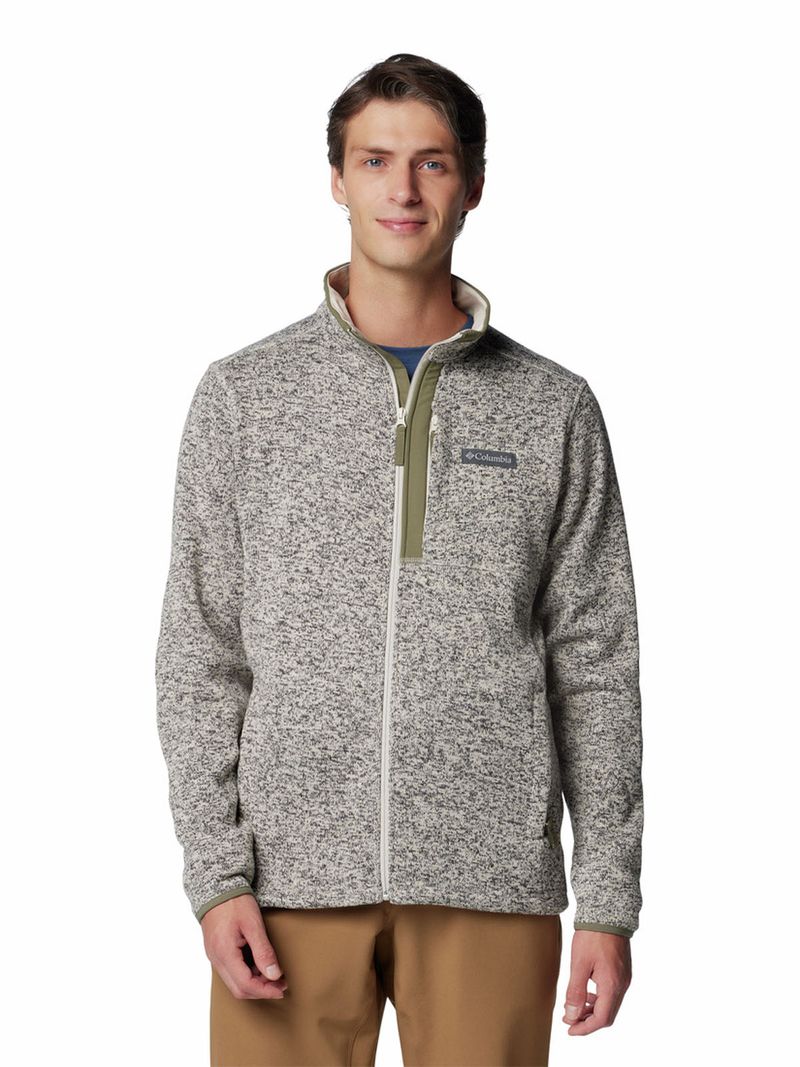 Polar Hombre Sweater Weather Full Zip Beige Columbia