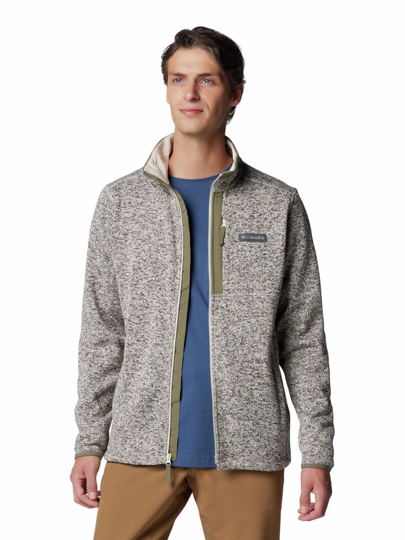 Polar-Hombre-Sweater-Weather-Full-Zip-Beige-Columbia