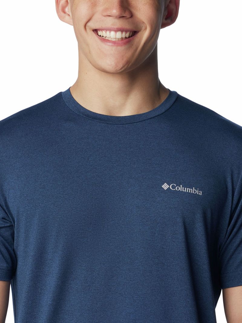 Polera-Manga-Corta-Hombre-Tech-Trail-Crew-Neck-Azul-Columbia
