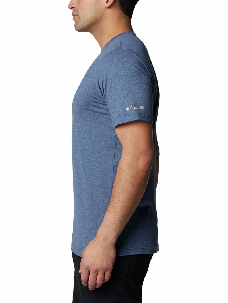 Polera-Manga-Corta-Hombre-Kwick-Hike-Graphic-Azul-Columbia
