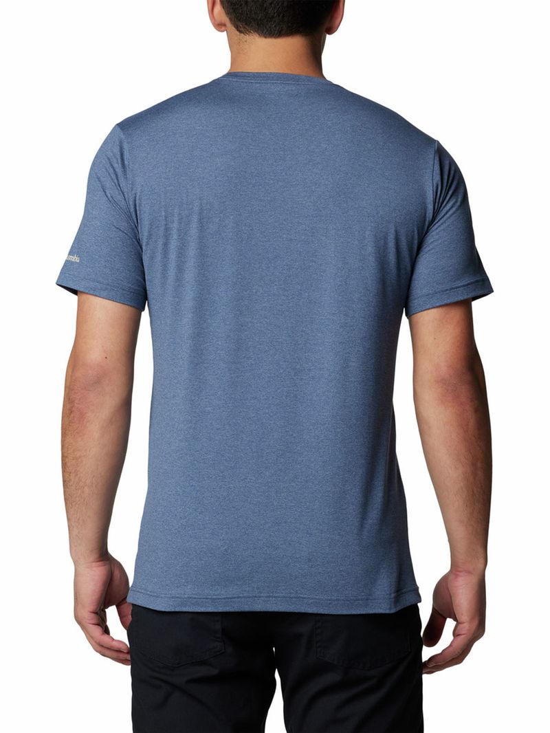 Polera-Manga-Corta-Hombre-Kwick-Hike-Graphic-Azul-Columbia
