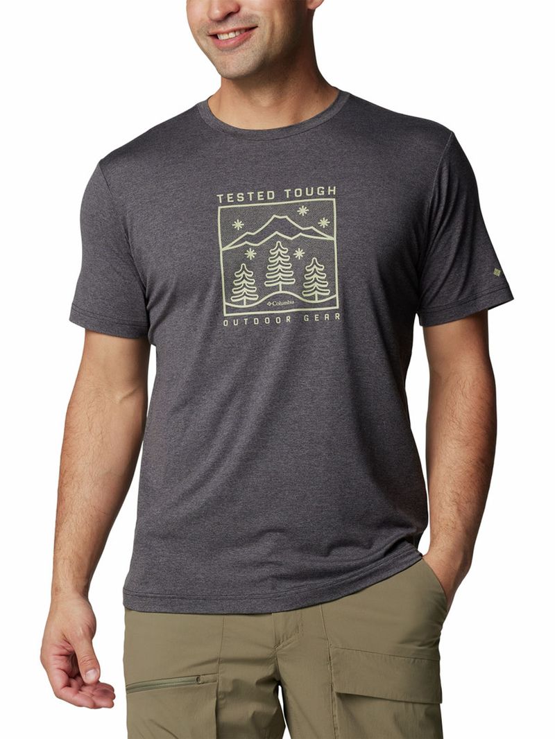 Polera-Manga-Corta-Hombre-Kwick-Hike-Graphic-Negro-Columbia
