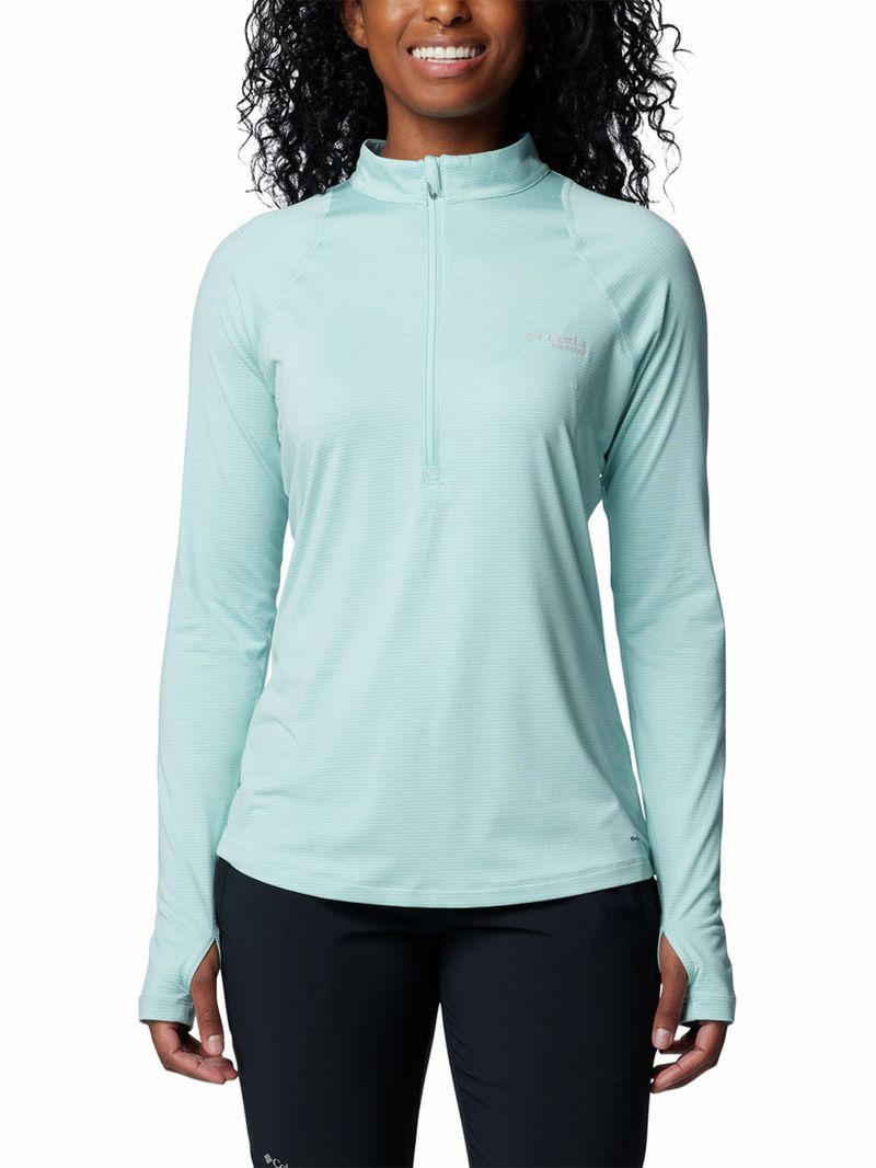 Polar-Mujer-Endless-Trail-Half-Zip-Mesh-Celeste-Columbia
