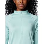 Polar-Mujer-Endless-Trail-Half-Zip-Mesh-Celeste-Columbia