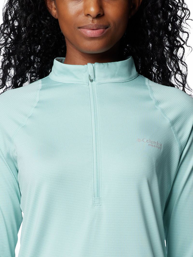 Polar-Mujer-Endless-Trail-Half-Zip-Mesh-Celeste-Columbia