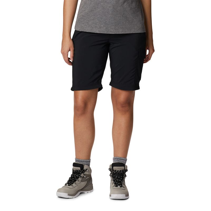 Pantalon-Mujer-Silver-Ridge-Utility-Convertible-Negro-Columbia