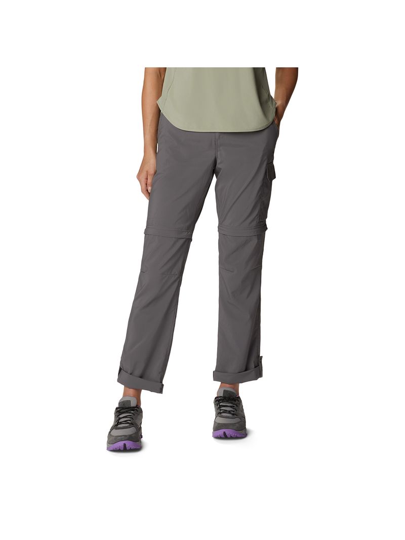 Pantalón Mujer Silver Ridge Utility Convertible Gris Columbia