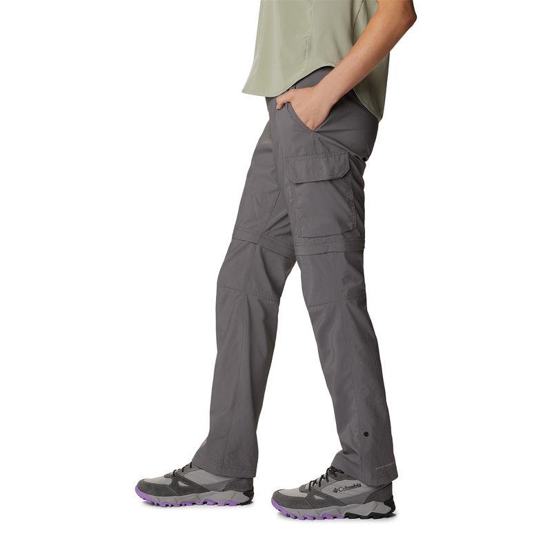 Pantalon-Mujer-Silver-Ridge-Utility-Convertible-Gris-Columbia