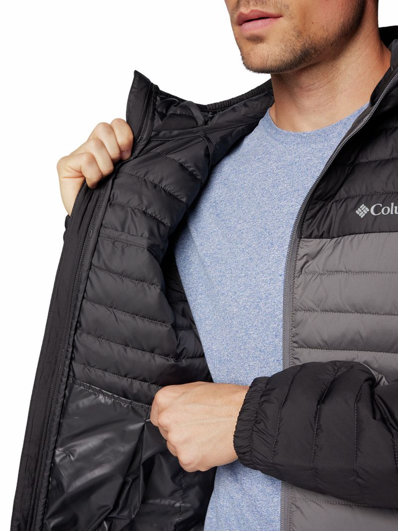 Parka-Hombre-Silver-Falls-II-Hooded-Gris-Columbia