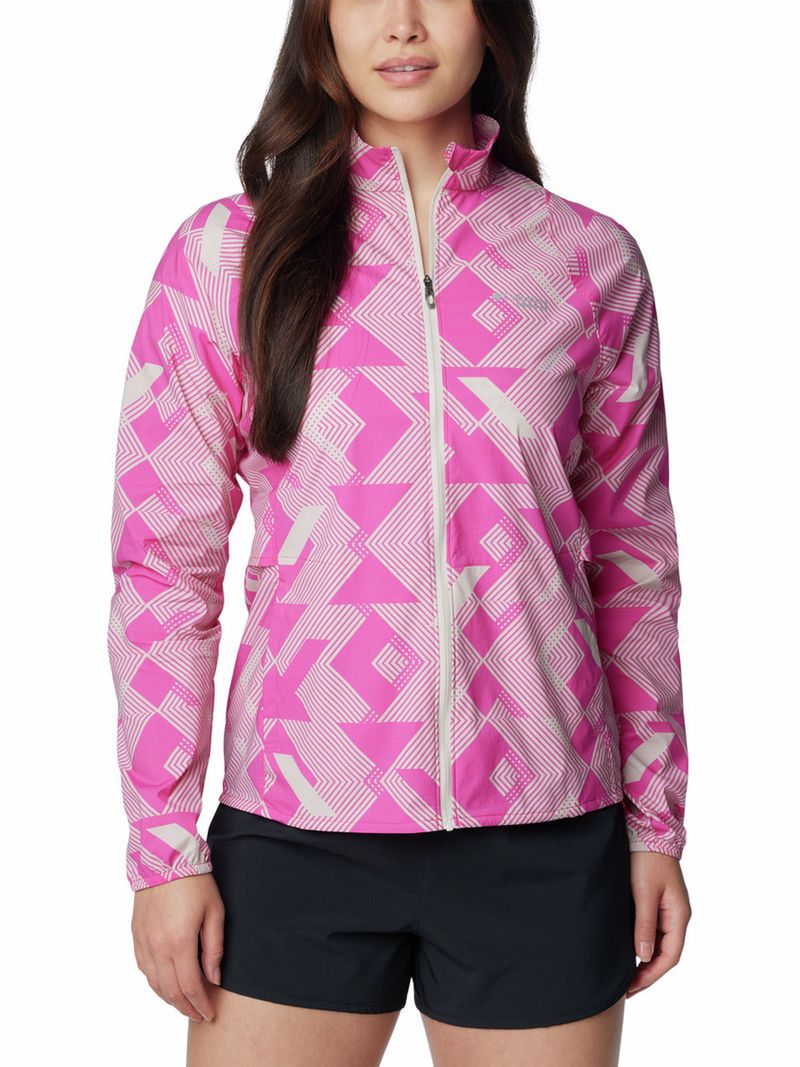 Chaqueta Mujer Endless Trail Running Rosado Columbia