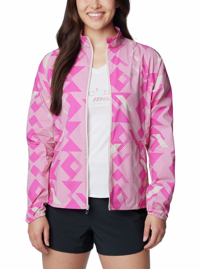 Chaqueta Mujer Endless Trail Running Rosado Columbia