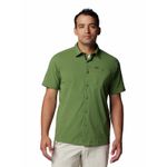 Camisa-Manga-Corta-Hombre-Landroamer-Ripstop-Verde-Columbia
