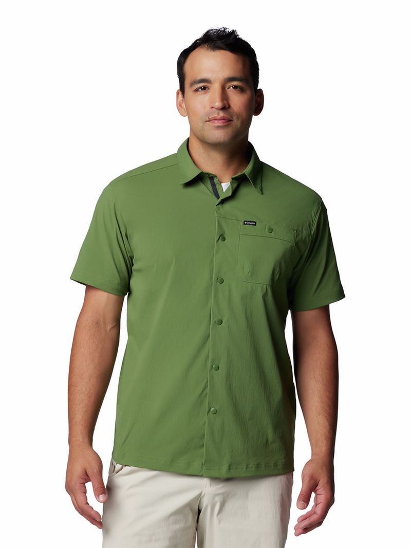 Camisa-Manga-Corta-Hombre-Landroamer-Ripstop-Verde-Columbia