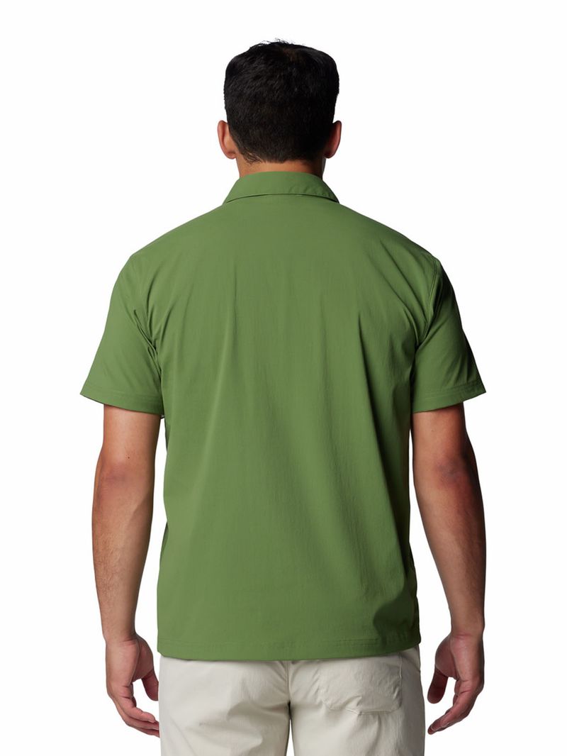 Camisa-Manga-Corta-Hombre-Landroamer-Ripstop-Verde-Columbia