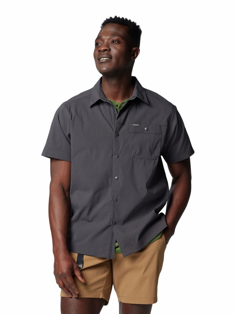 Camisa-Manga-Corta-Hombre-Landroamer-Ripstop-Gris-Columbia