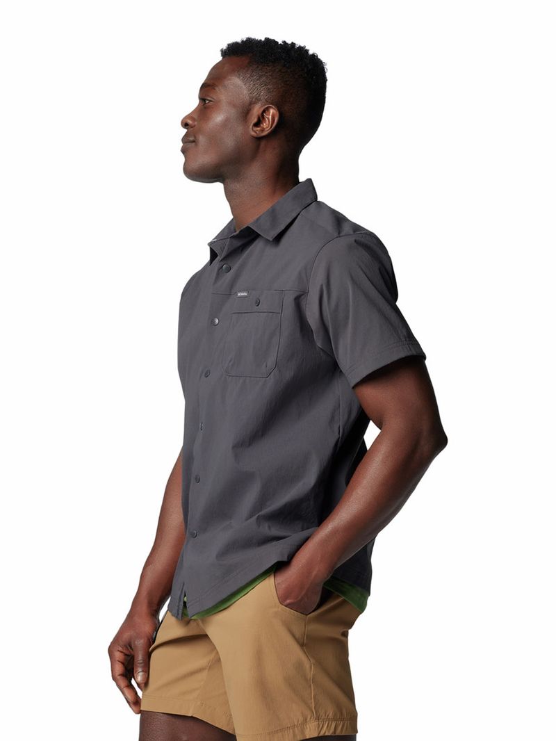 Camisa-Manga-Corta-Hombre-Landroamer-Ripstop-Gris-Columbia
