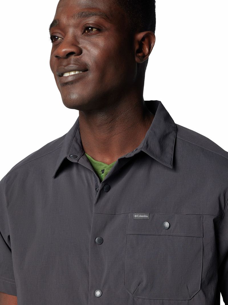 Camisa-Manga-Corta-Hombre-Landroamer-Ripstop-Gris-Columbia