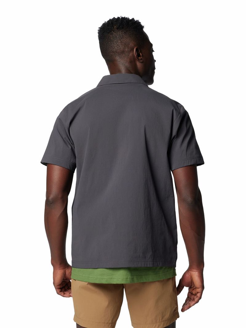 Camisa-Manga-Corta-Hombre-Landroamer-Ripstop-Gris-Columbia