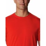 Polera-Manga-Corta-Hombre-Endless-Trail-Running-Tech-Rojo-Columbia