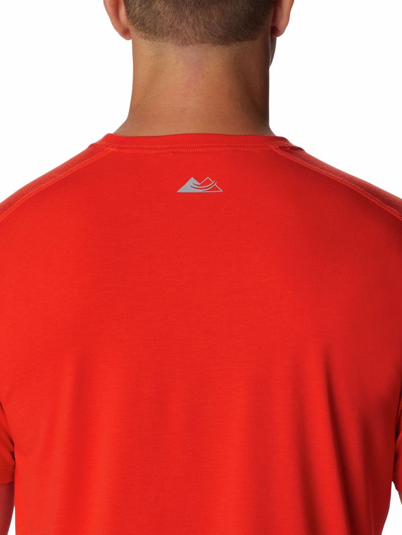 Polera-Manga-Corta-Hombre-Endless-Trail-Running-Tech-Rojo-Columbia
