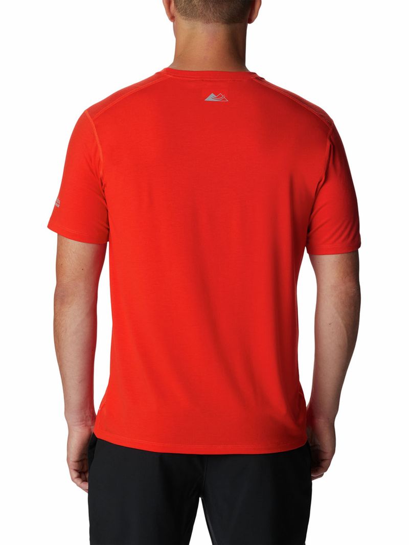 Polera-Manga-Corta-Hombre-Endless-Trail-Running-Tech-Rojo-Columbia
