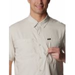 Camisa-Manga-Corta-Hombre-Silver-Ridge-Utility-Beige-Columbia
