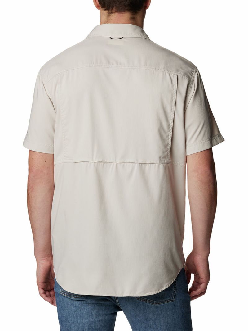 Camisa-Manga-Corta-Hombre-Silver-Ridge-Utility-Beige-Columbia