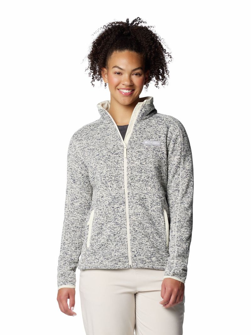 Polar-Mujer-Sweater-Weather-II-Full-Zip-Blanco-Columbia