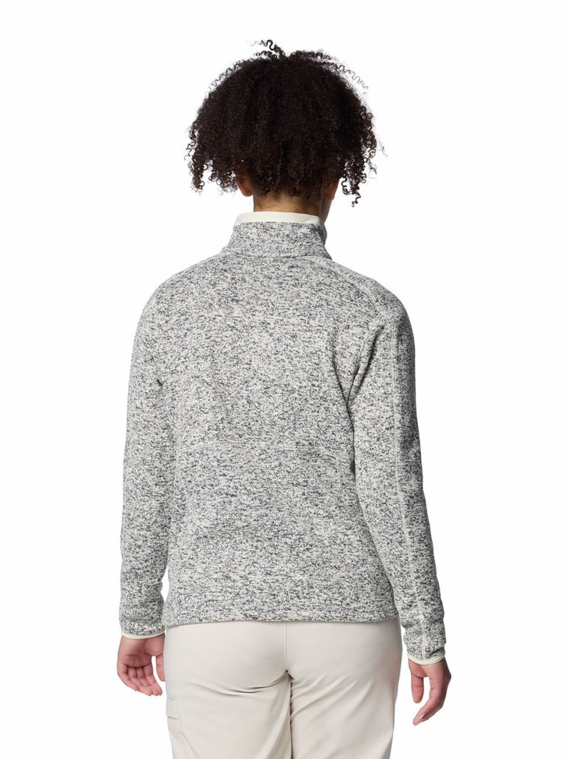 Polar Mujer Sweater Weather II Full Zip Blanco Columbia