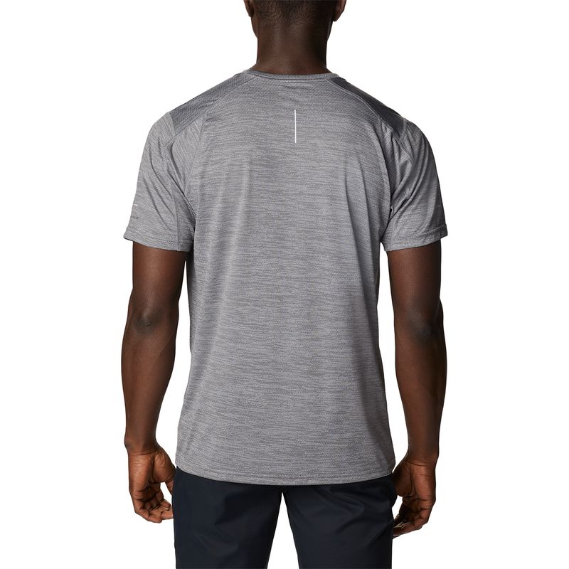 Polera-Manga-Corta-Hombre-Alpine-Chill-Zero-Short-Sleeve-Gris-Columbia