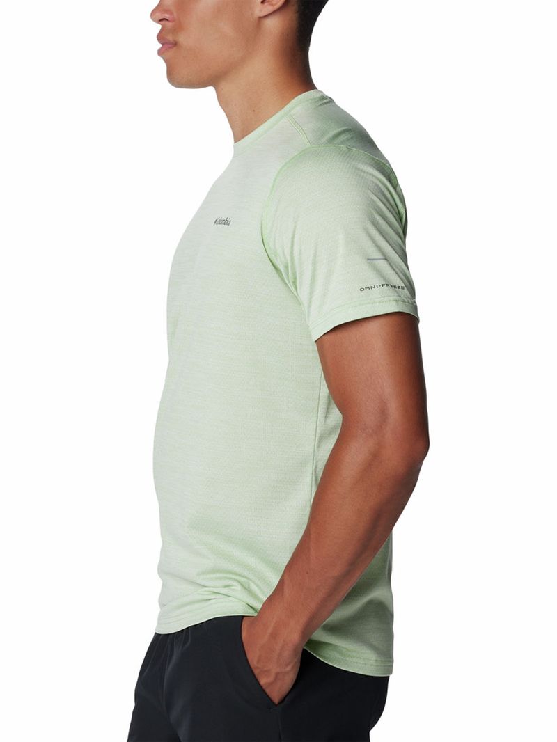 Polera-Manga-Corta-Hombre-Alpine-Chill-Zero-Verde-Columbia