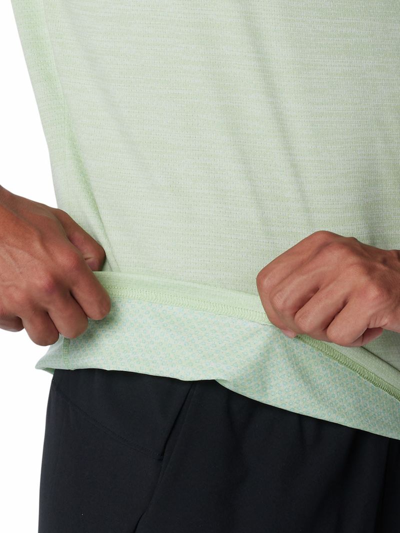 Polera-Manga-Corta-Hombre-Alpine-Chill-Zero-Verde-Columbia