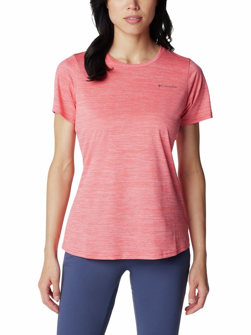 Polera-Manga-Corta-Mujer-Alpine-Chill-Zero-Rojo-Columbia