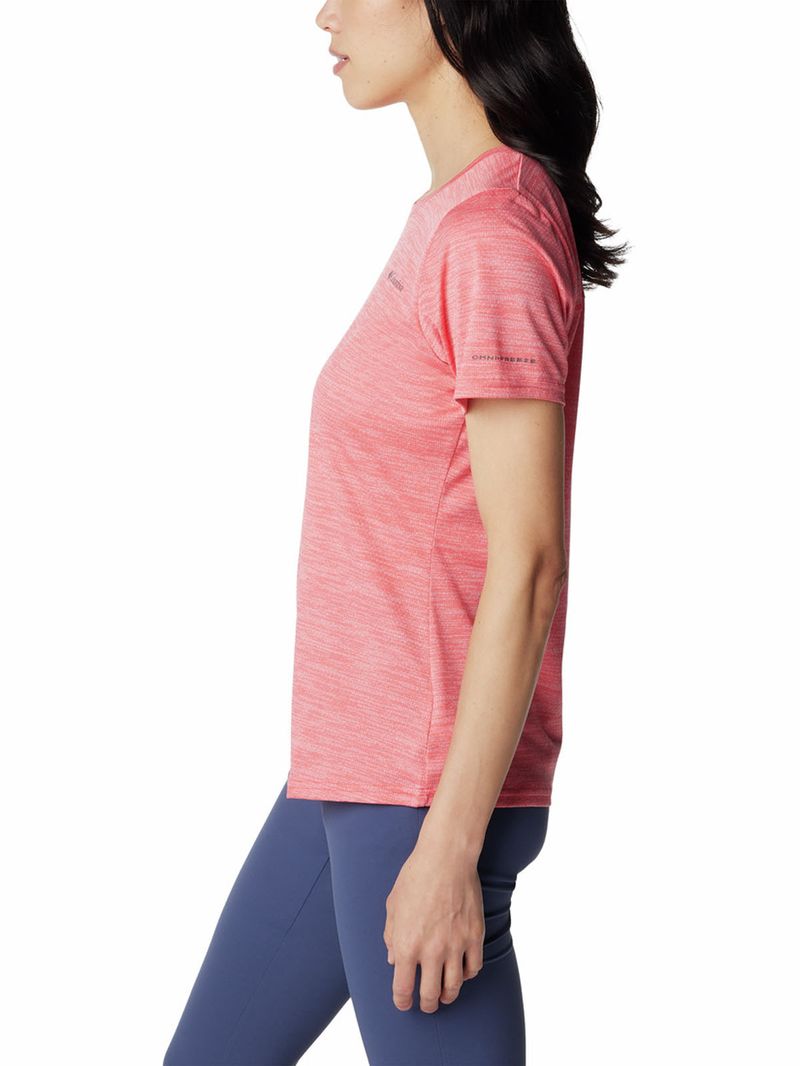 Polera-Manga-Corta-Mujer-Alpine-Chill-Zero-Rojo-Columbia