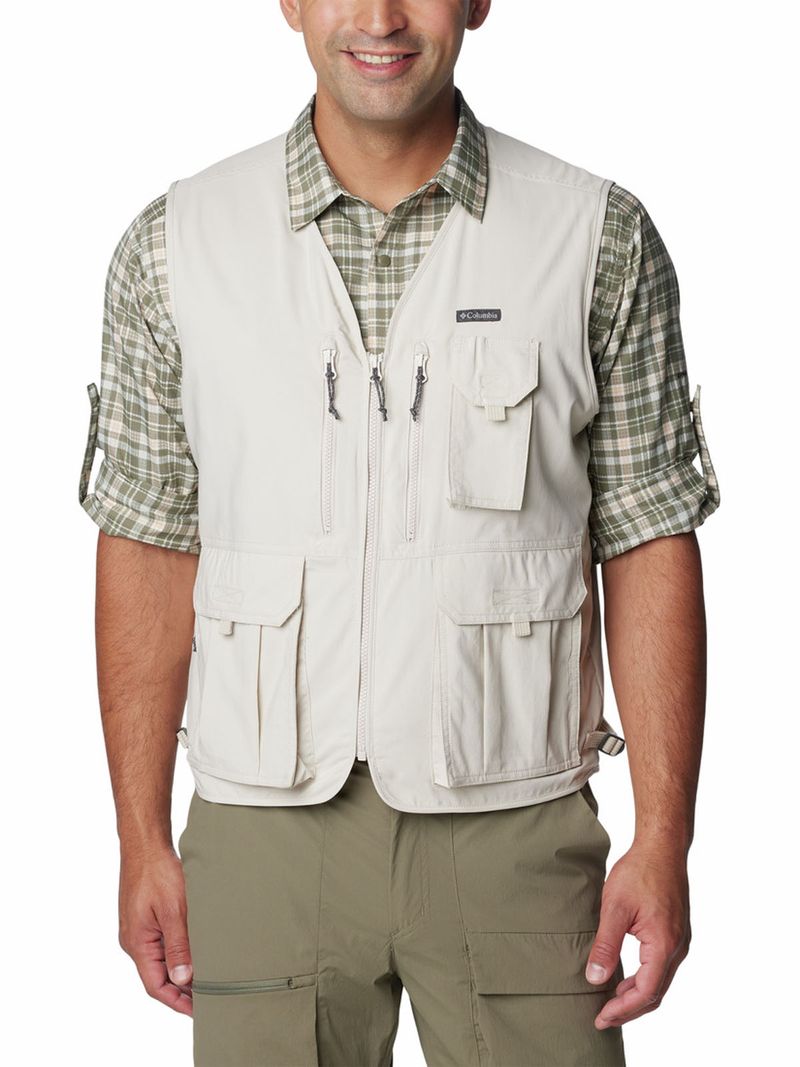 Chaleco Hombre Silver Ridge Utility Beige Columbia