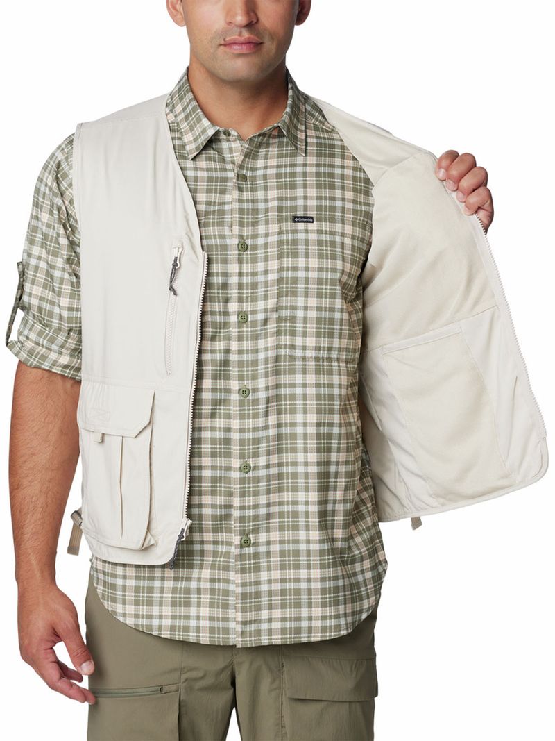 Chaleco Hombre Silver Ridge Utility Beige Columbia
