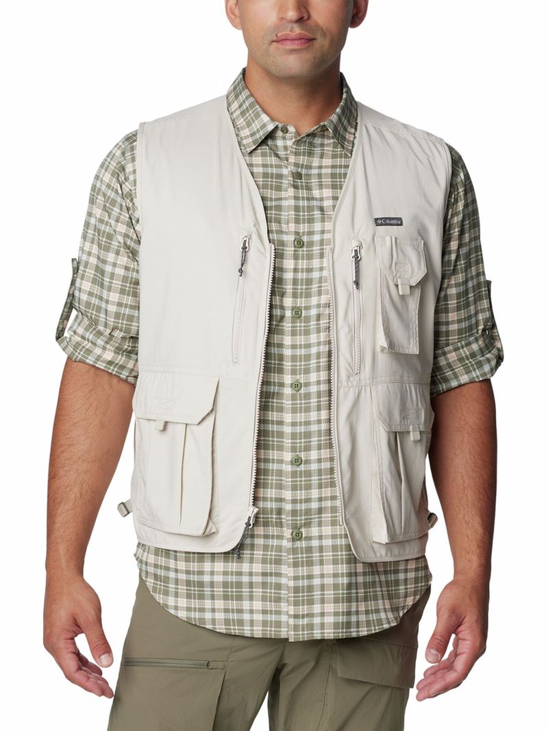 Chaleco Hombre Silver Ridge Utility Beige Columbia