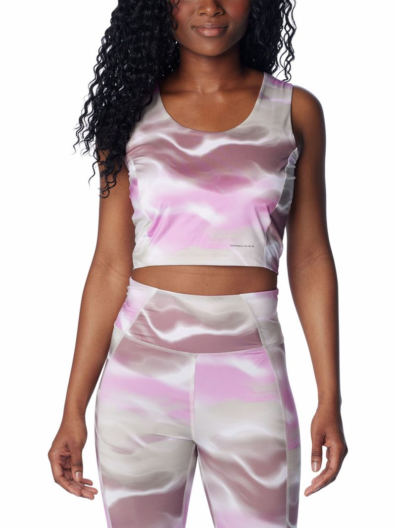 Polera-Manga-Corta-Mujer-Boundless-Trek-Tank-Rosado-Columbia