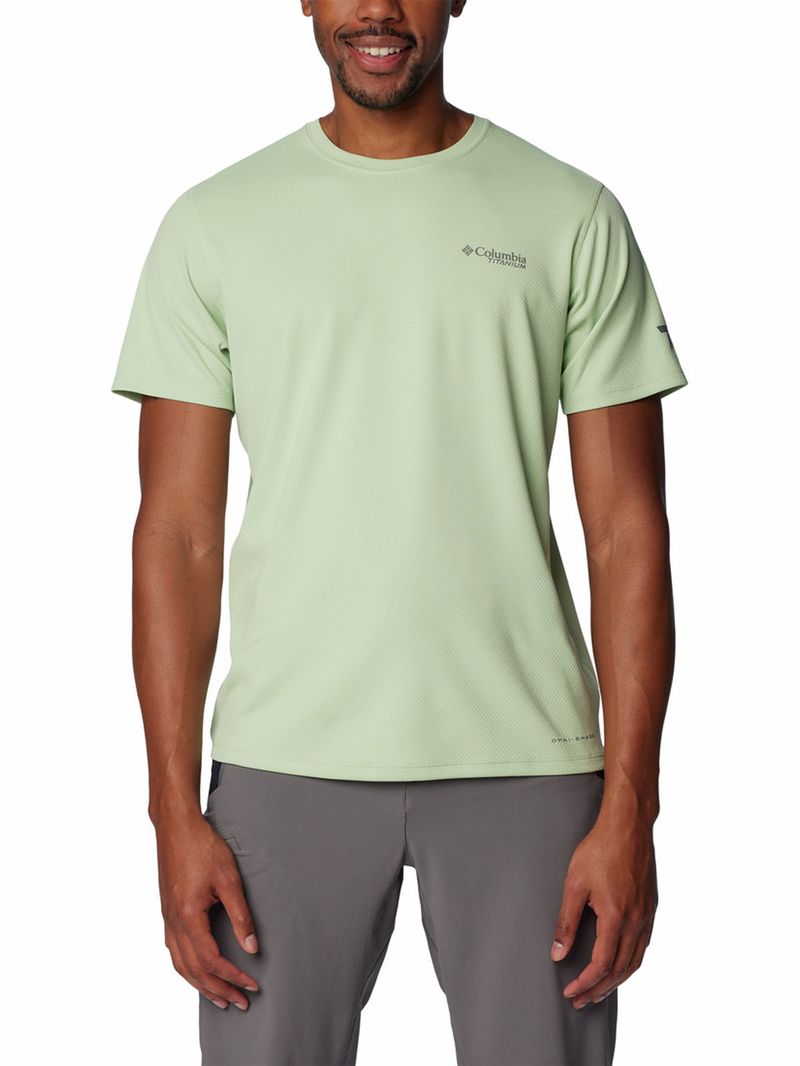 Polera-Manga-Corta-Hombre-Summit-Valley-Crew-Verde-Columbia