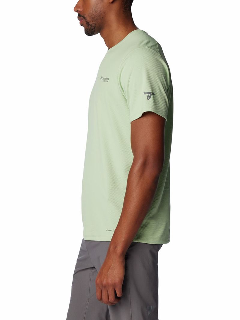 Polera-Manga-Corta-Hombre-Summit-Valley-Crew-Verde-Columbia