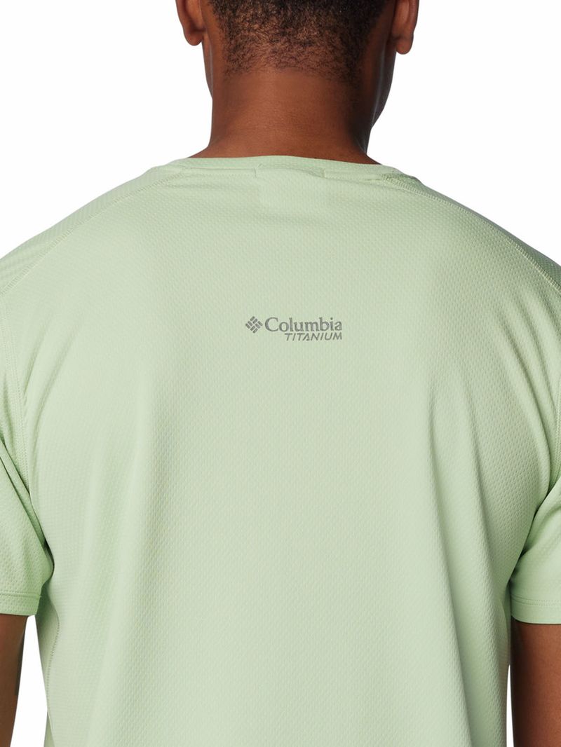 Polera-Manga-Corta-Hombre-Summit-Valley-Crew-Verde-Columbia