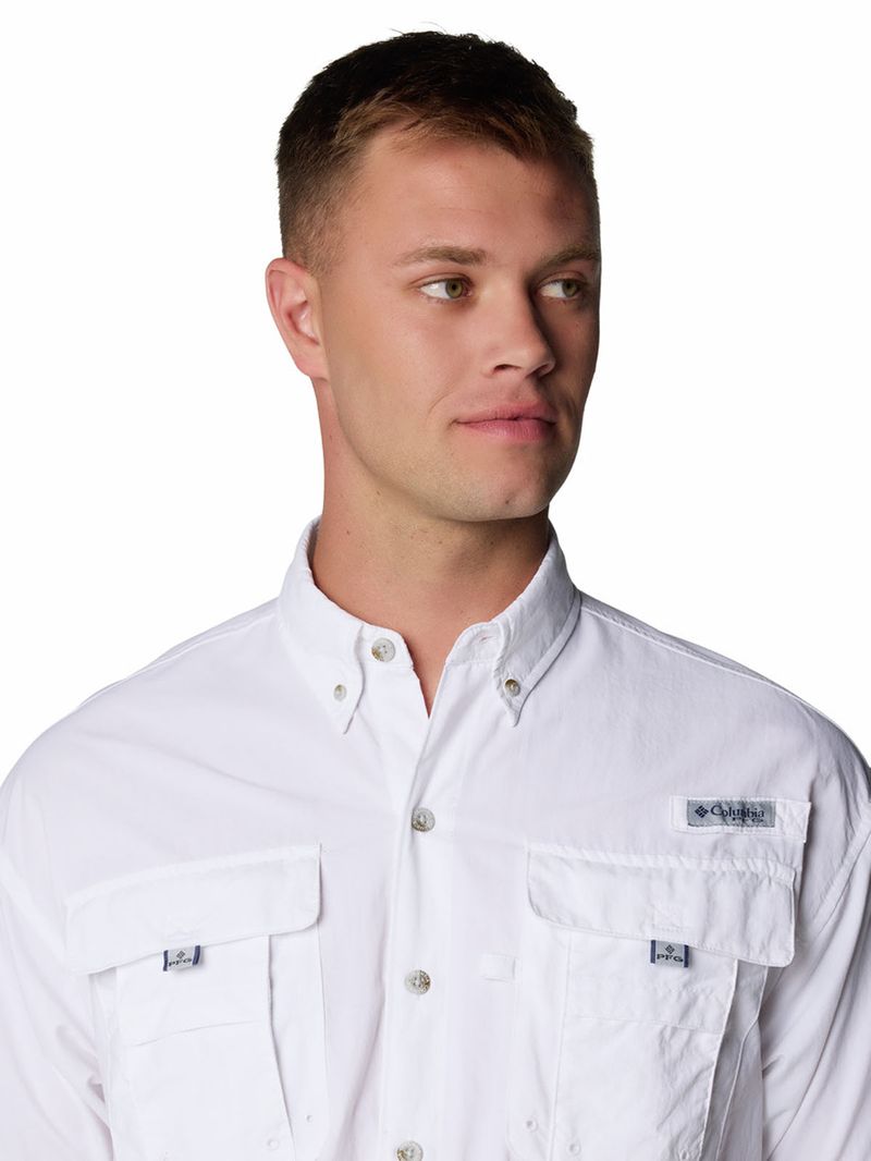 Camisa-Manga-Corta-Hombre-Bahama-II-Shirt-Blanco-Columbia