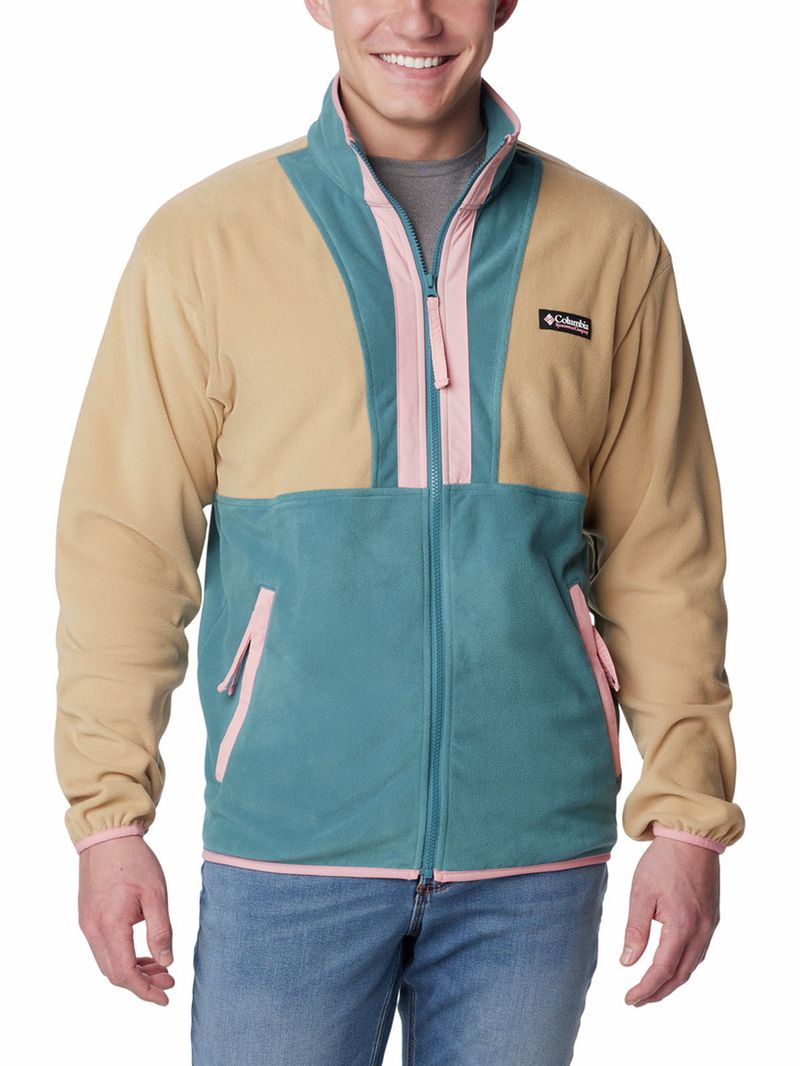 Polar-Hombre-Back-Bowl-Fleece-Lightweight-Beige-Columbia