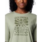 Polera-Manga-Corta-Mujer-North-Cascades-Relaxed-Verde-Columbia