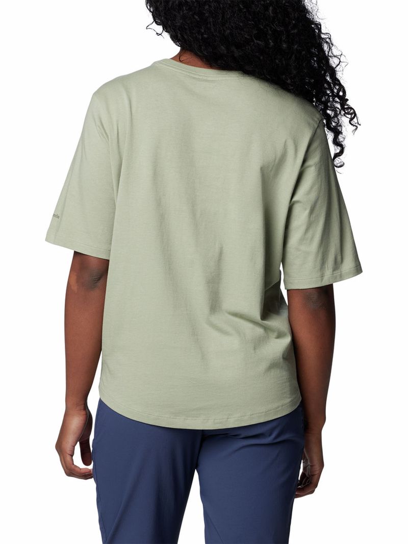 Polera-Manga-Corta-Mujer-North-Cascades-Relaxed-Verde-Columbia