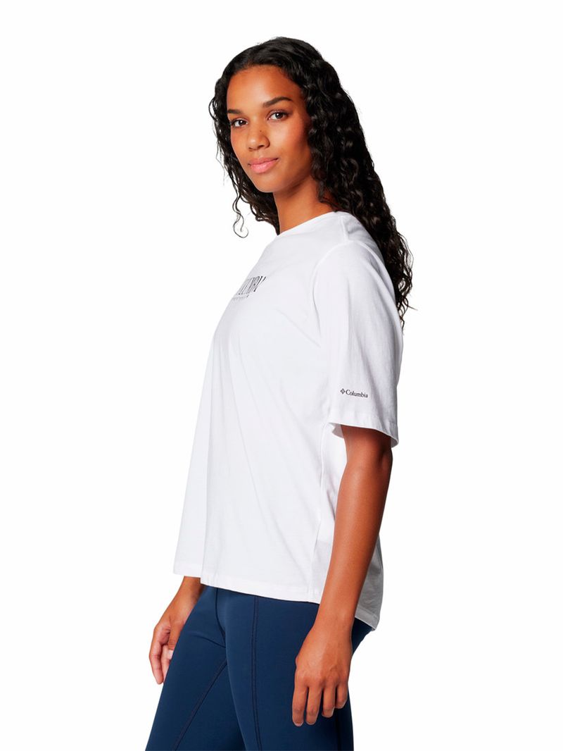 Polera-Manga-Corta-Mujer-North-Cascades-Relaxed-Blanco-Columbia