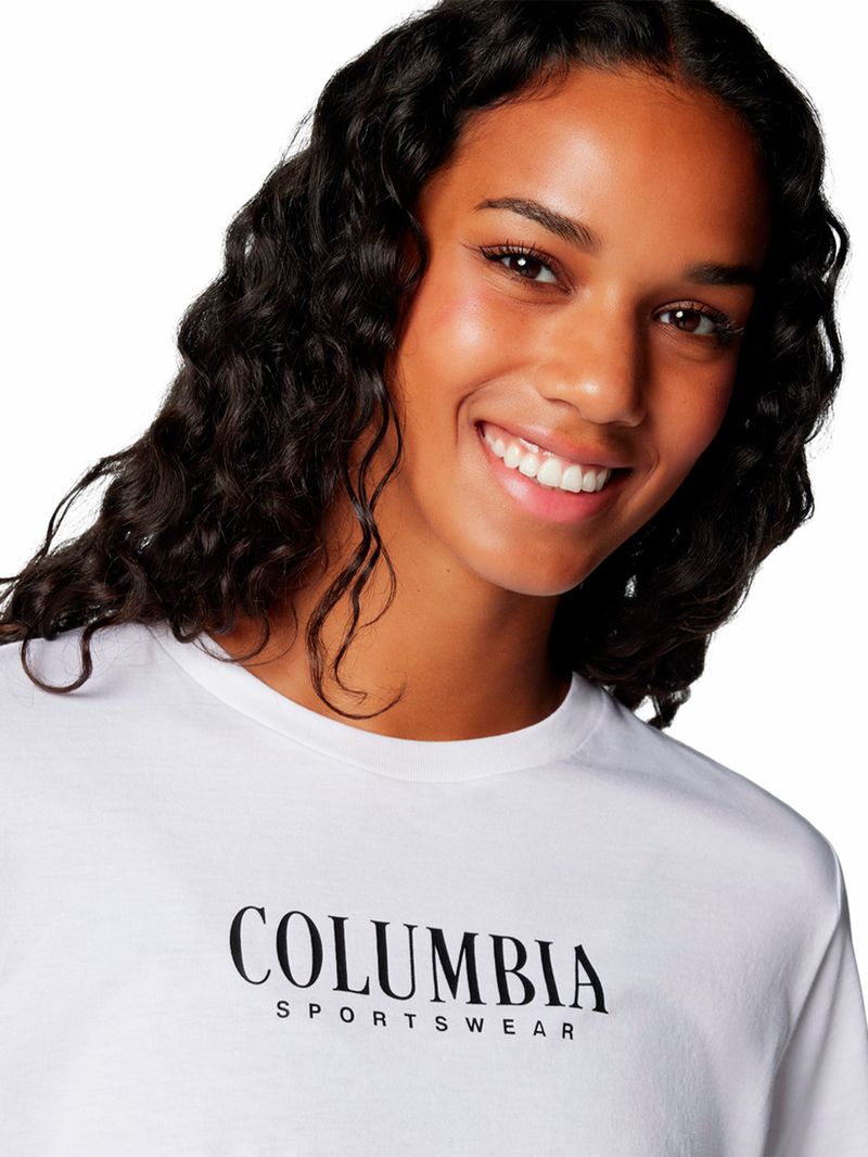Polera-Manga-Corta-Mujer-North-Cascades-Relaxed-Blanco-Columbia